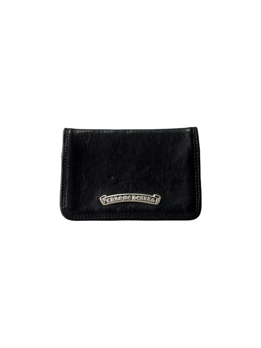 Chrome Hearts Scroll Leather Card Holder