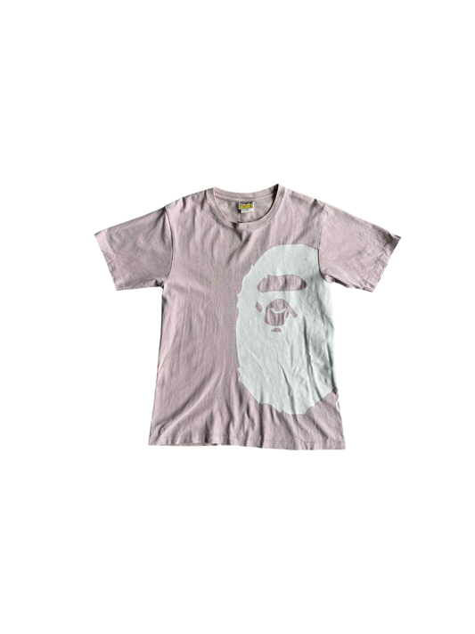 Bape APE HEAD Pink Shirt