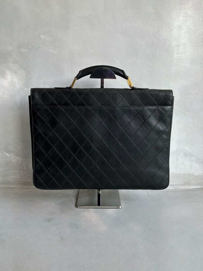 2000’s Chanel Quilted Lambskin Briefcase
