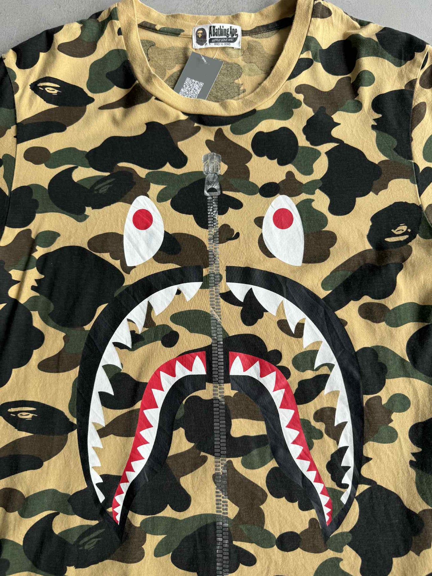 Bape Shark 1st camou Tee