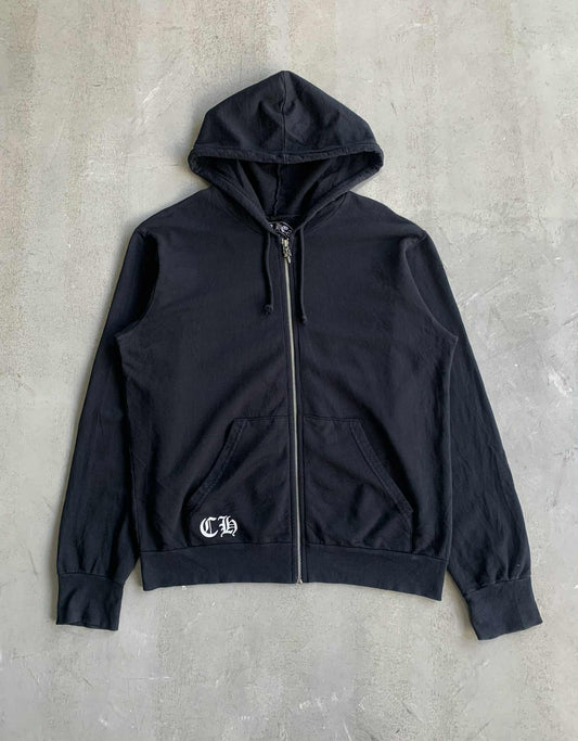 2000’s Chrome Hearts Floral Horseshoe Zip Hoodie