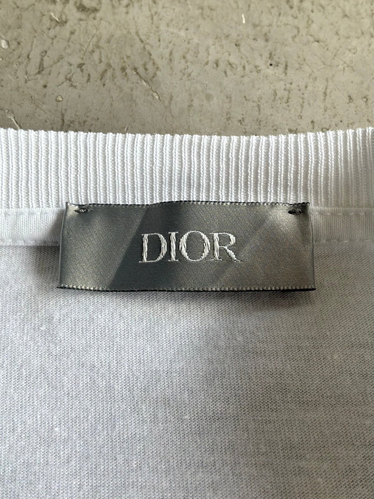 Dior Bee Logo White Tee