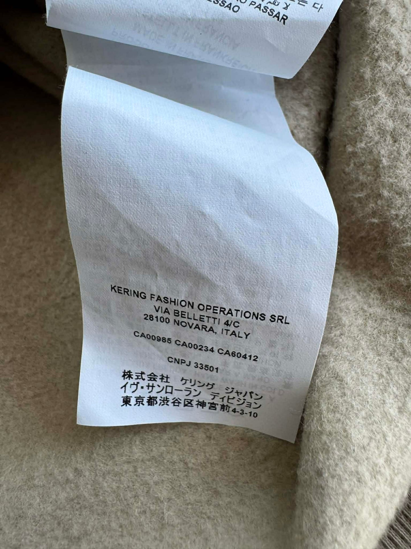 Saint Laurent Paris Hedi Slimane Logo Hoodie