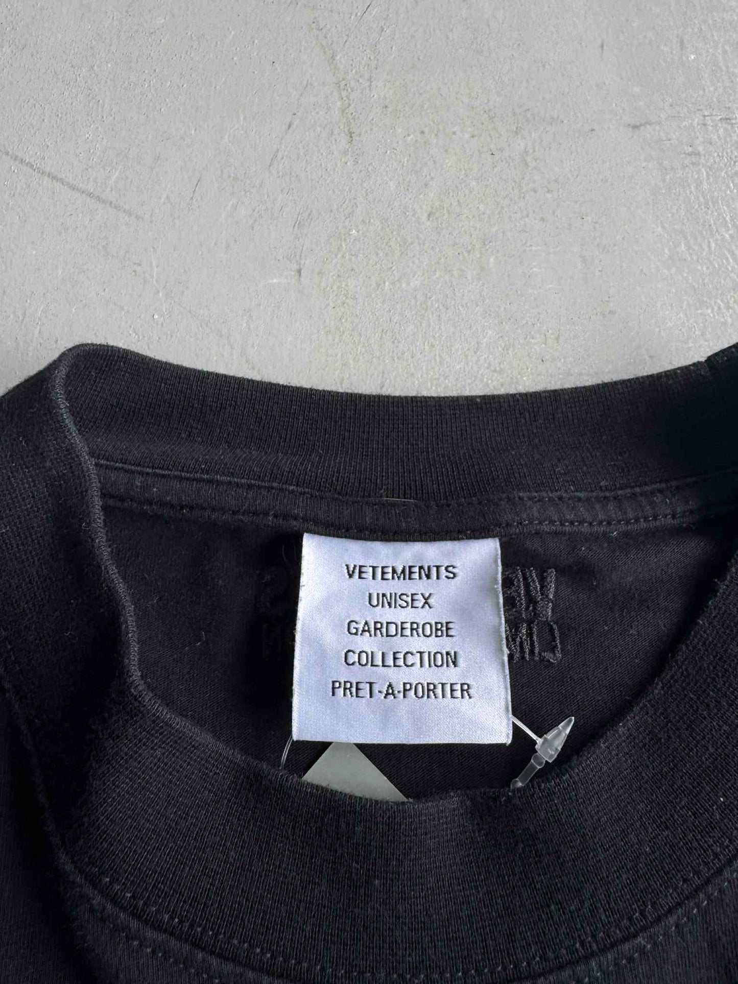 Vetements Limited Edition Black Tee