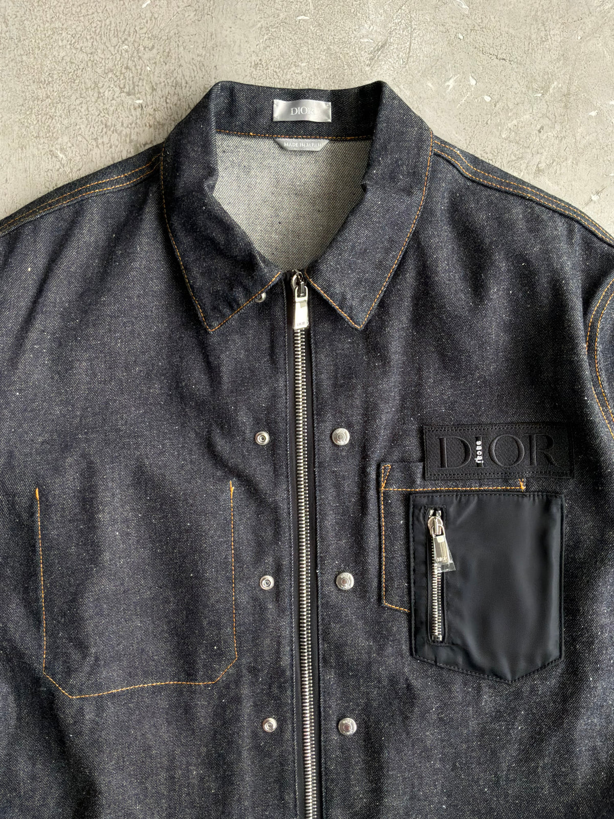 Dior X Sacai Signature Logo Denim Jacket