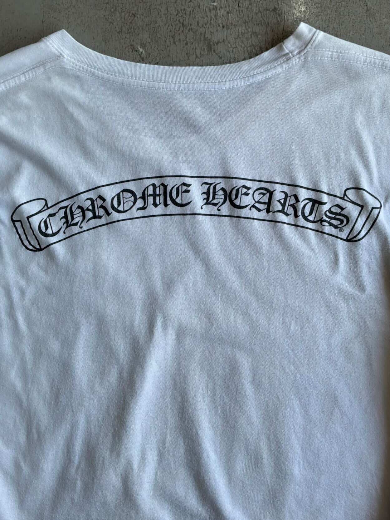 Chrome Hearts Scroll Logo Longsleeves