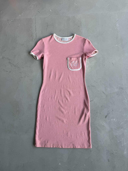 Christian Dior Vintage Pink pocket Dress