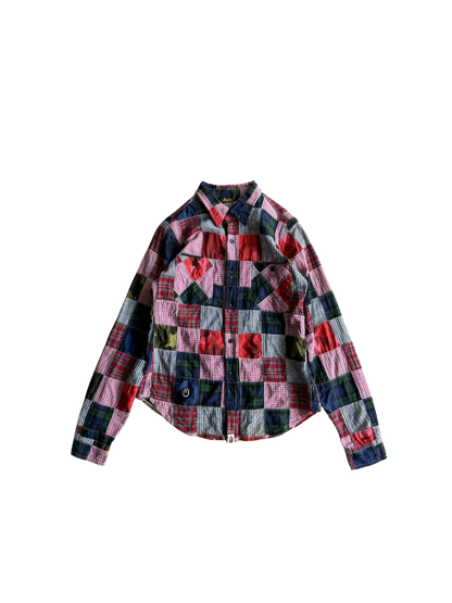 Bape Patchwork Button Up Shirt