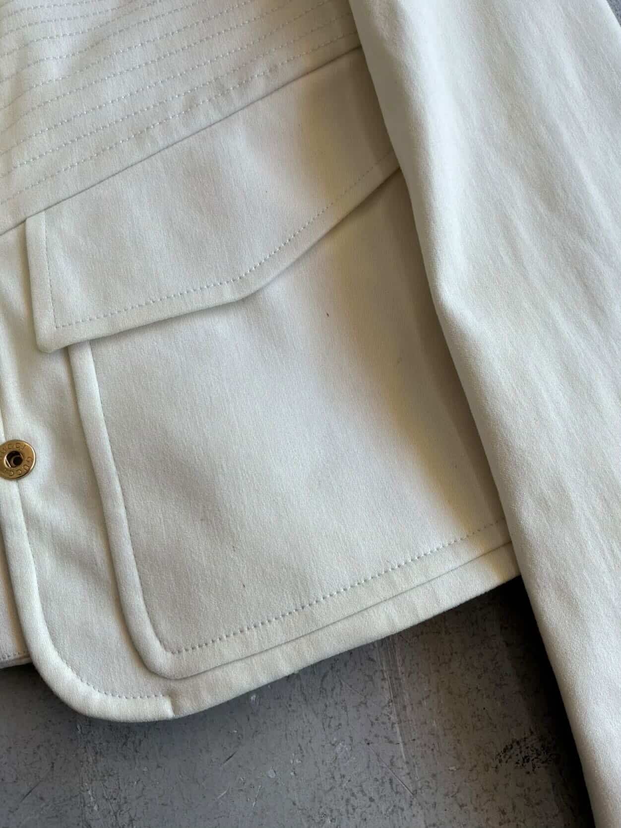 2003 Gucci By Tom Ford Structured Moto Jacket