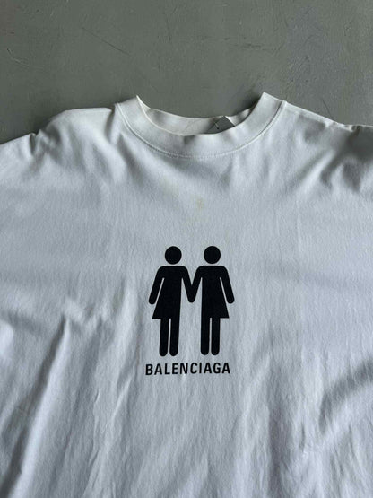Balenciaga Pride 2022 White Tee