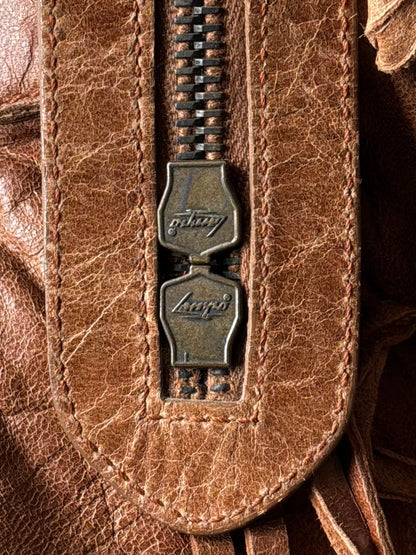 Balenciaga Classic City Rust Brown on Brass Lambskin Bag