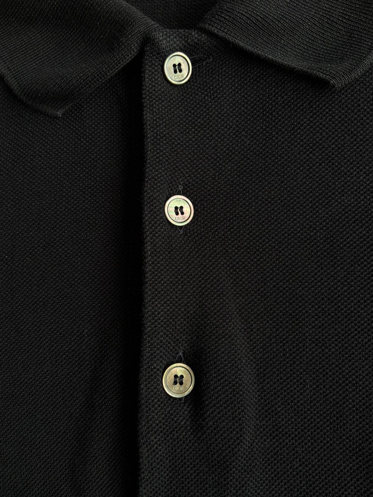 Dior Spellout Embroidered Polo