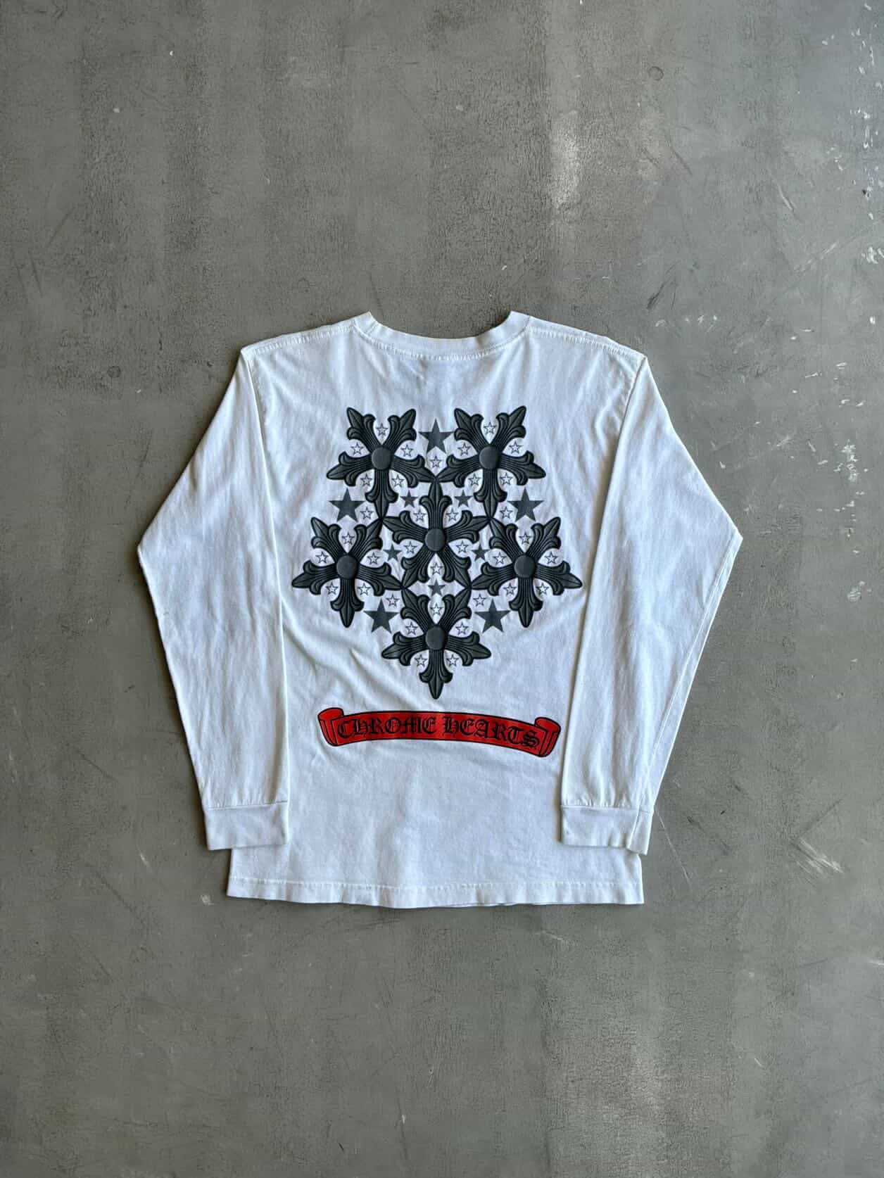 Vintage Chrome Hearts Star Logo Longsleeves