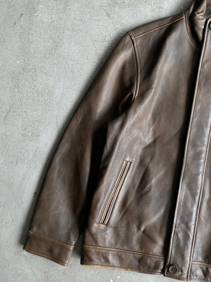 Balenciaga Vintage Brown Leather Jacket