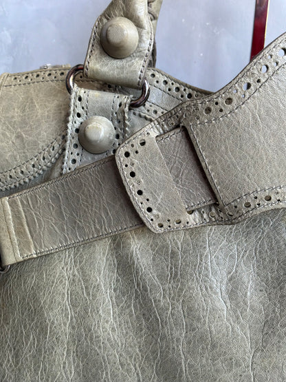 Balenciaga Classic City Giant Studs Beige
