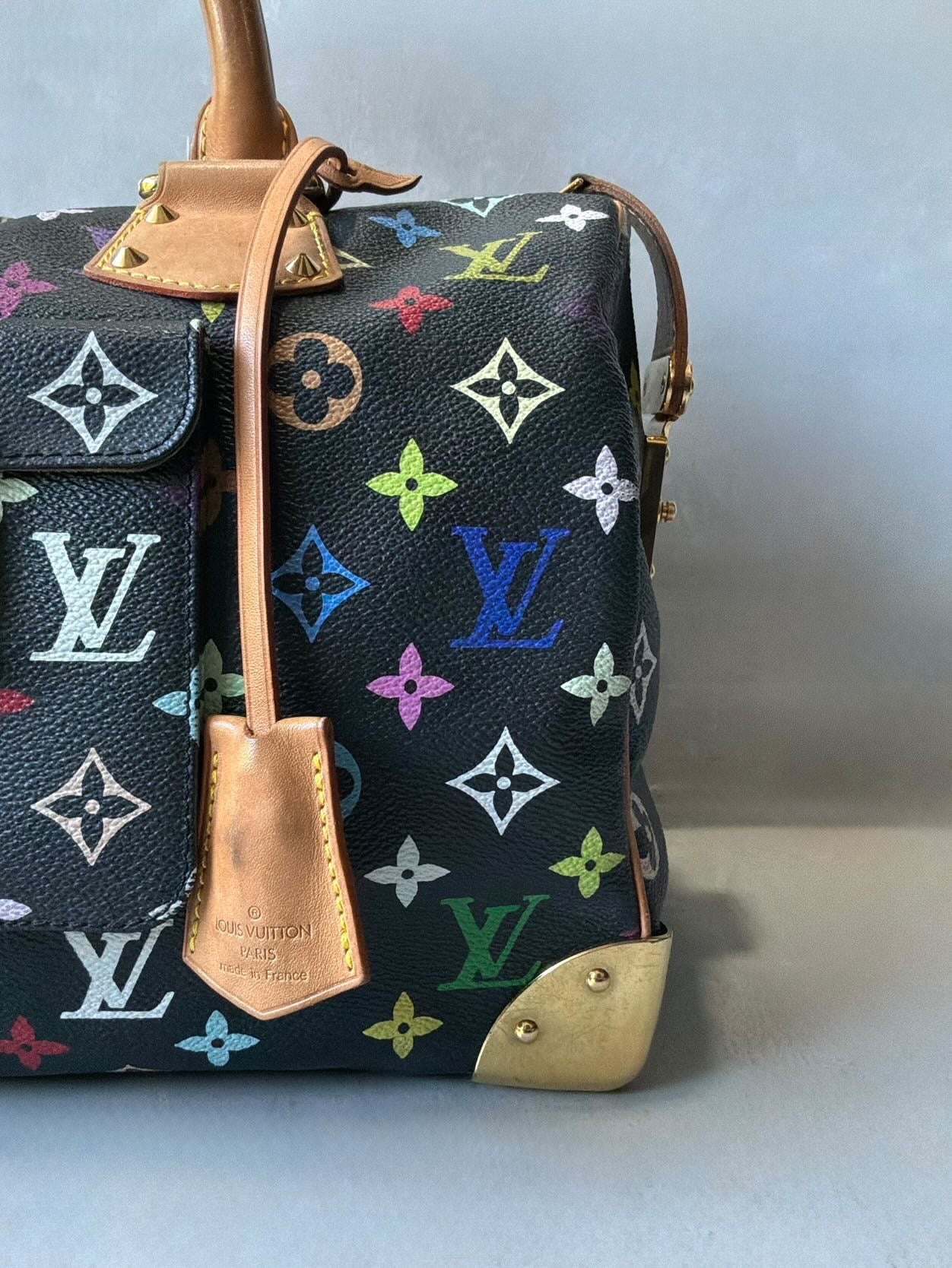 Louis Vuitton X Murakami Black Multicolor Speedy 30