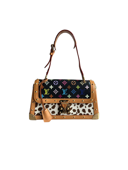 RARE Louis Vuitton X Murakami Dalmatian Ponyhair SAC Rabat Shoulder Bag
