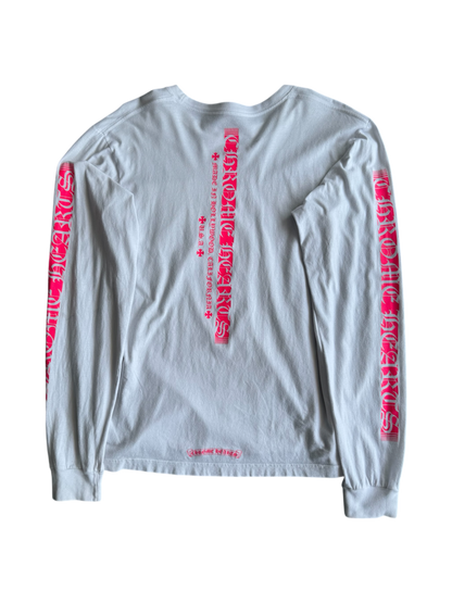 Chrome Hearts Pink Script Longsleeves