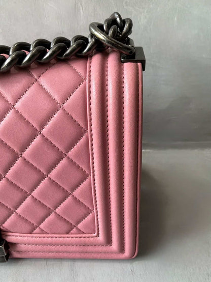 Chanel Light Pink Boy Bag