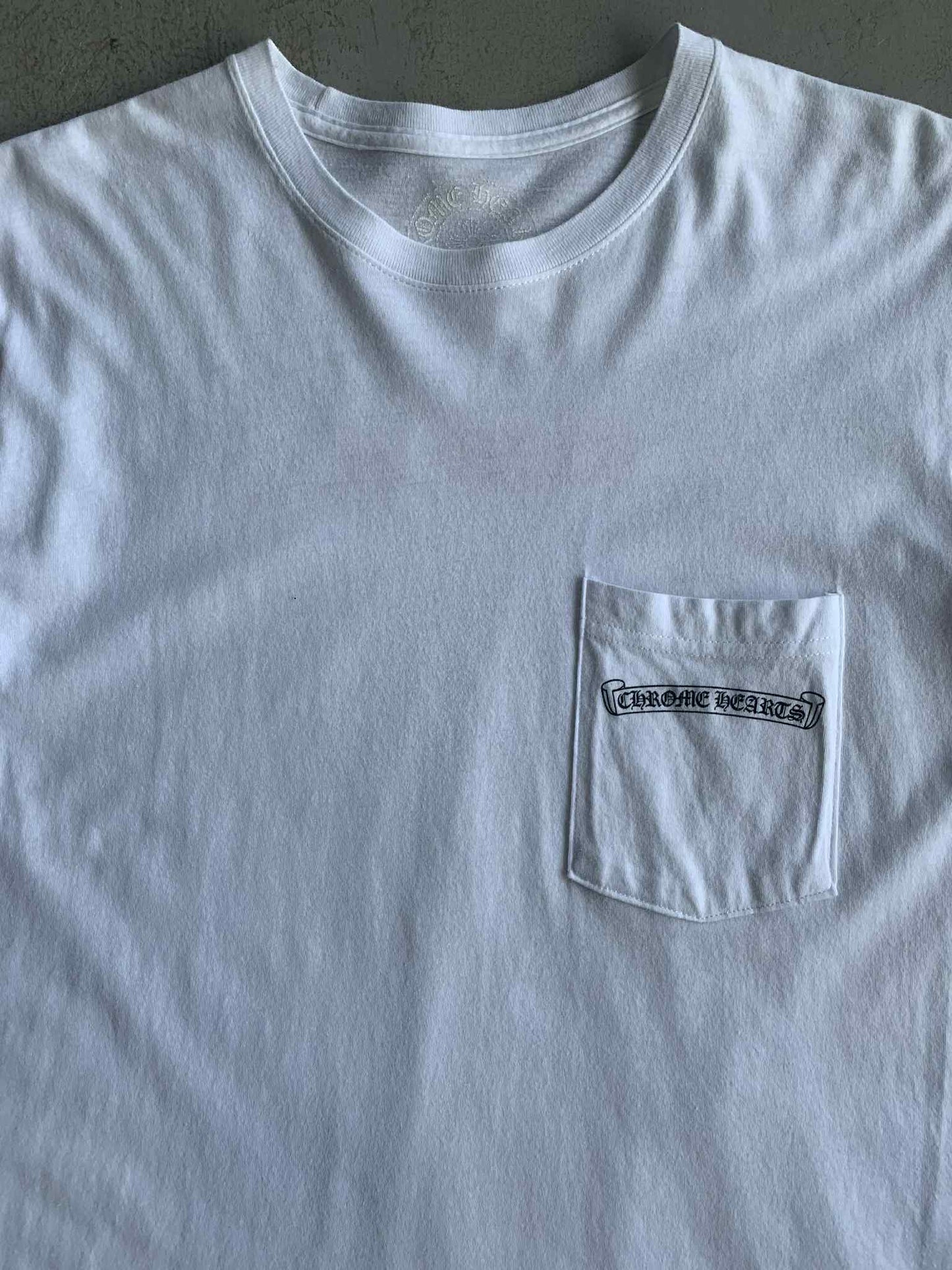 Chrome Hearts USA Scroll Logo tee