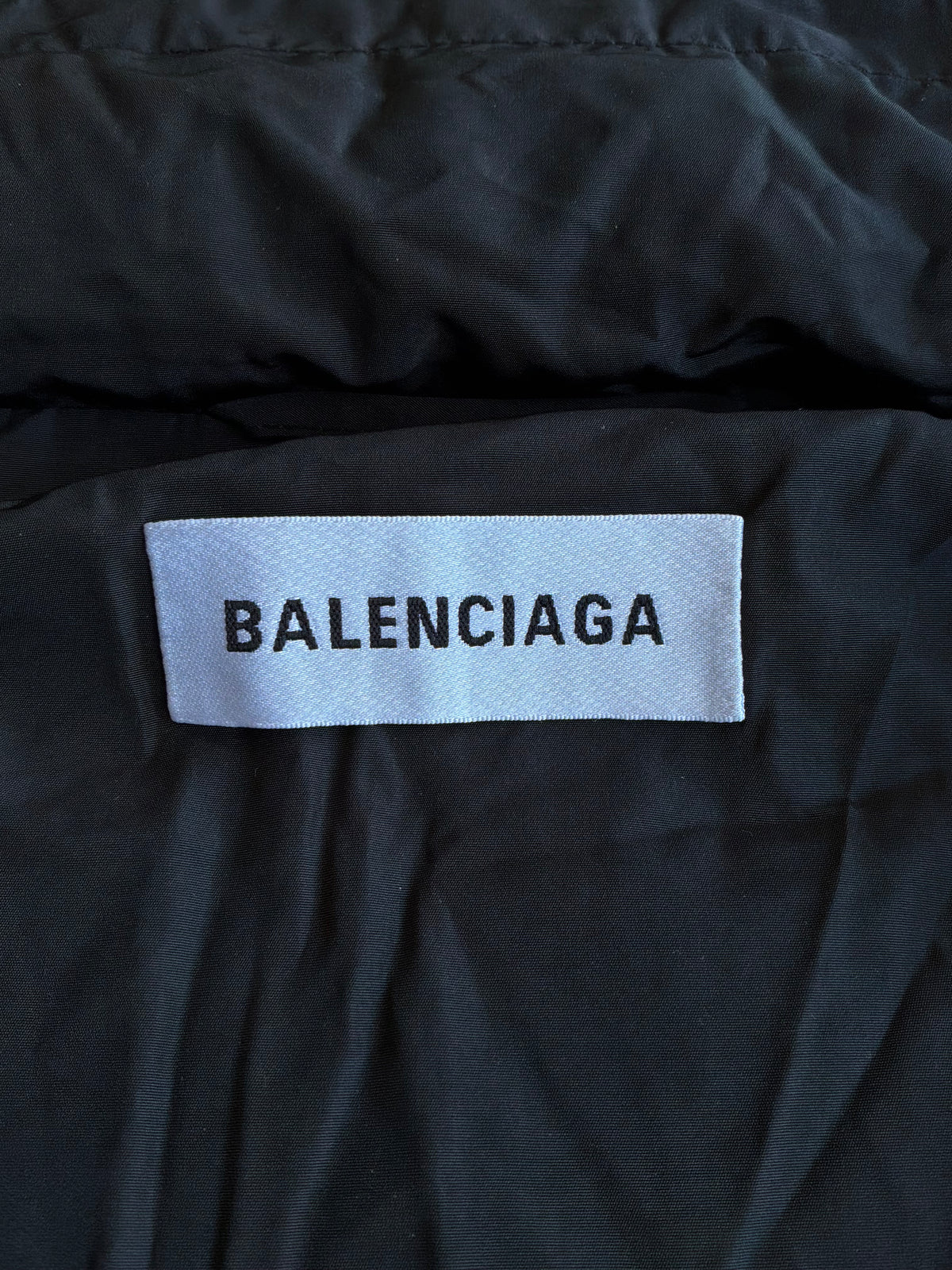 Balenciaga Back Script Parka Nylon Jacket