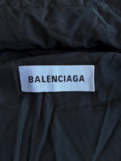 Balenciaga Back Script Parka Nylon Jacket