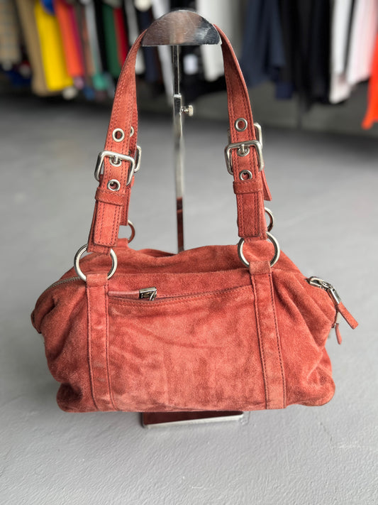 Prada Suede SHW Handbag