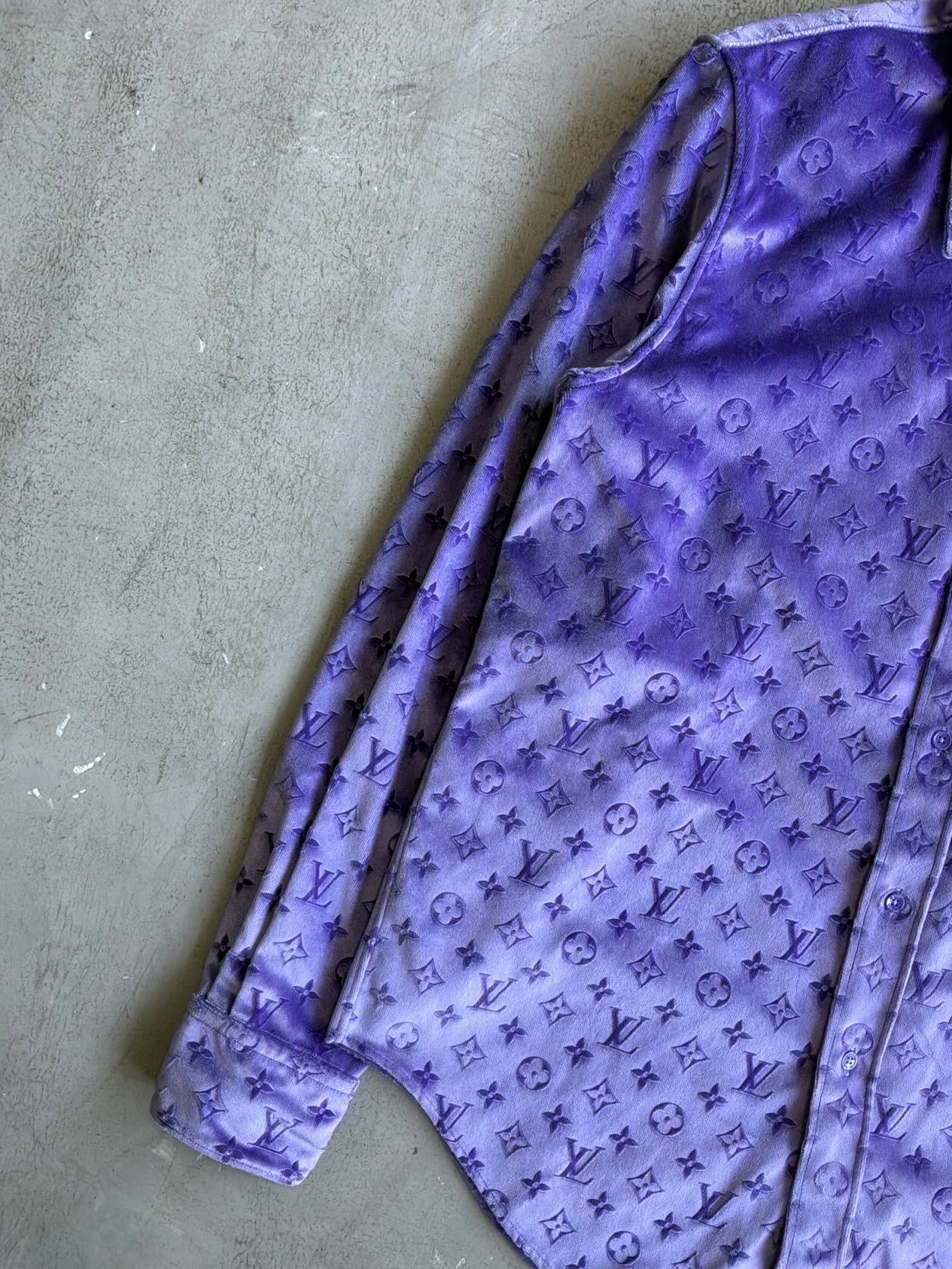 Louis Vuitton Velvet Monogram Shirt