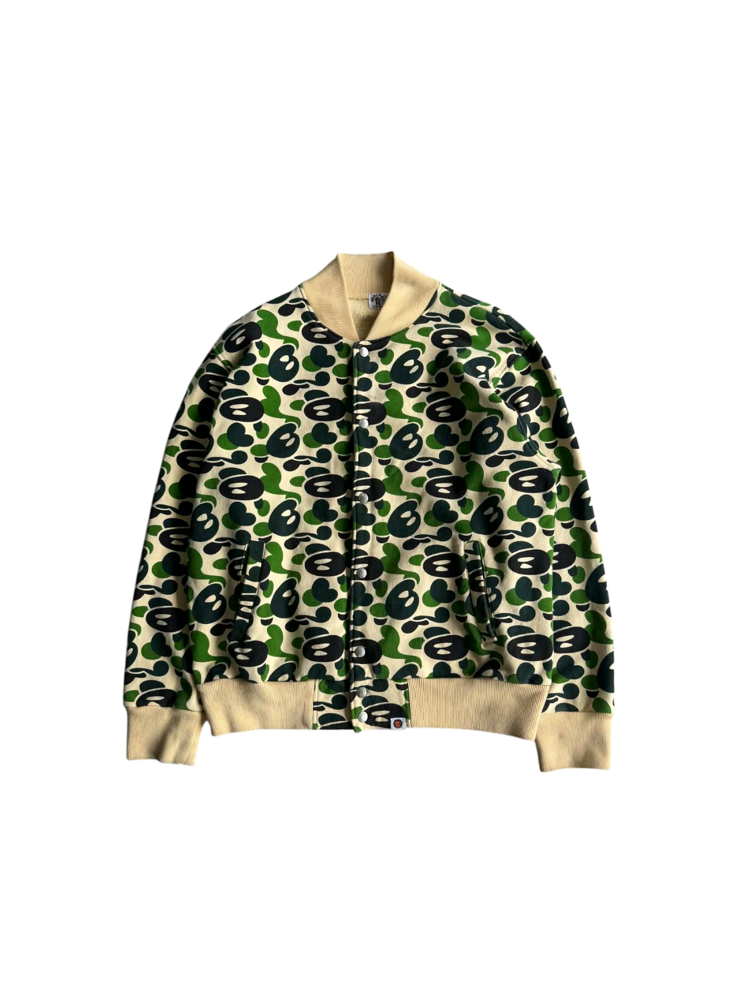 Bape Babymilo Camo Varsity Jacket