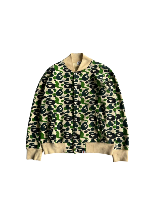 Bape Babymilo Camo Varsity Jacket