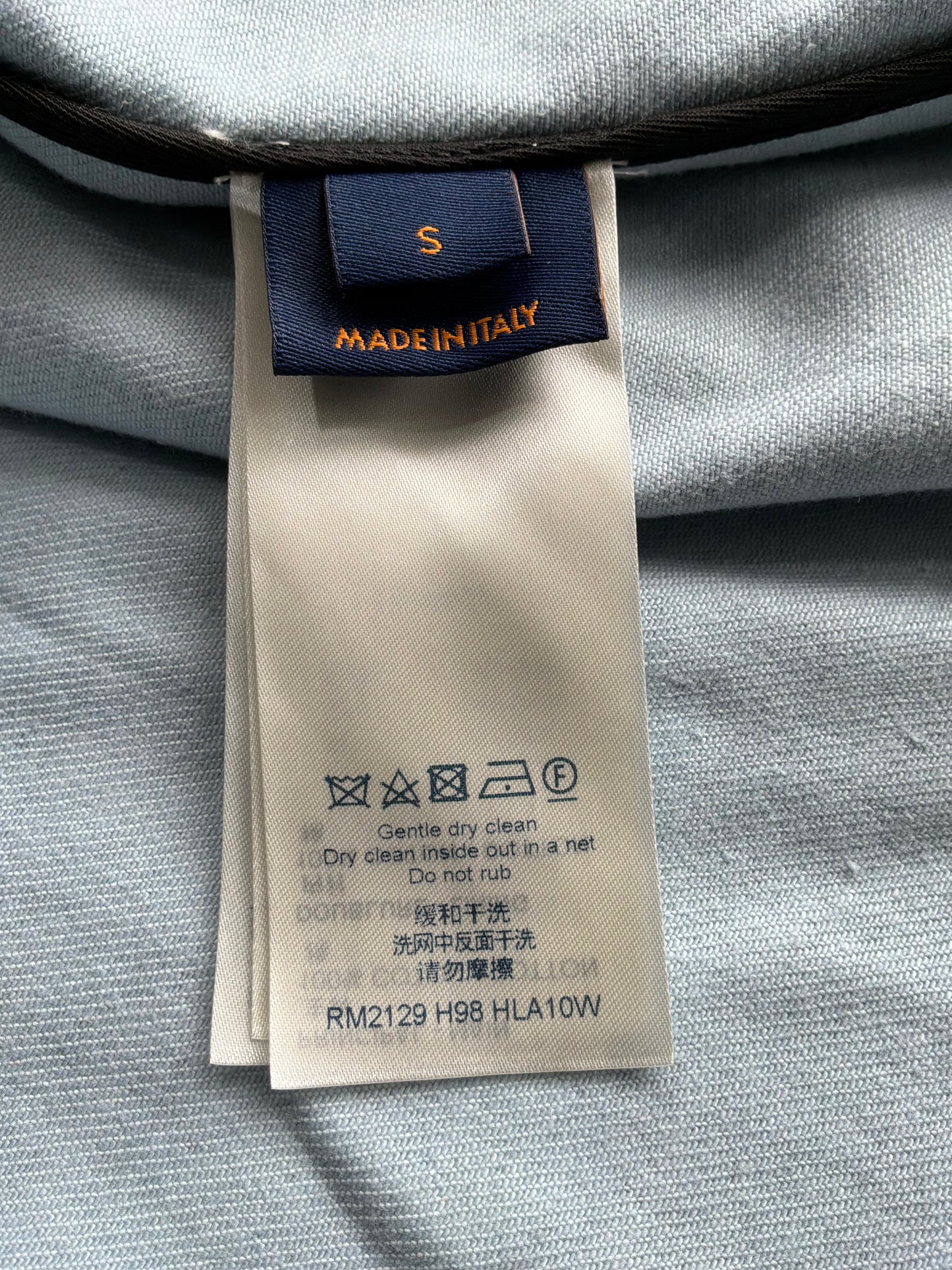 Louis Vuitton Multicolor Tie Dye Denim Shirt
