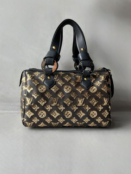 Louis Vuitton Gold Sequins Speedy 28 Bag