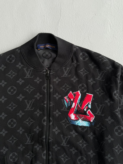Louis Vuitton Graffiti Monogram Bomber Jacket