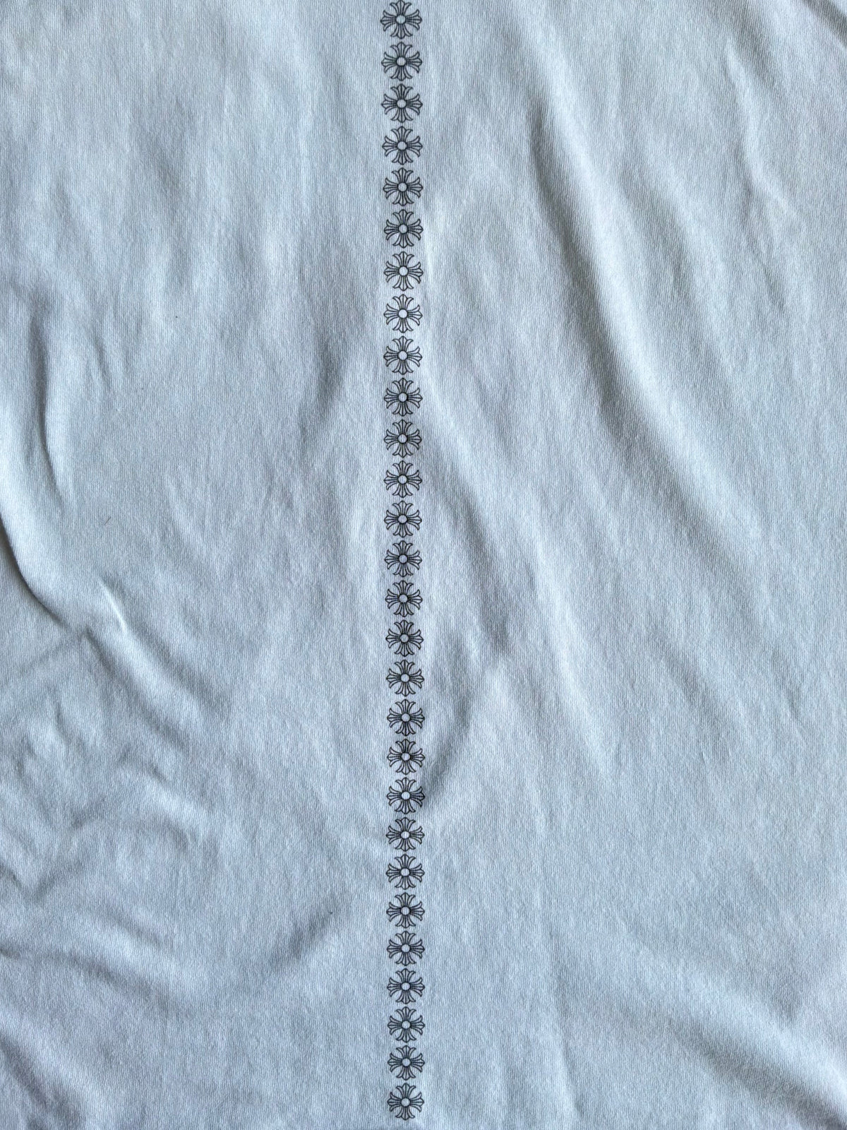 90s Chrome Hearts Flame Sleeves Spine Cross Longsleeves