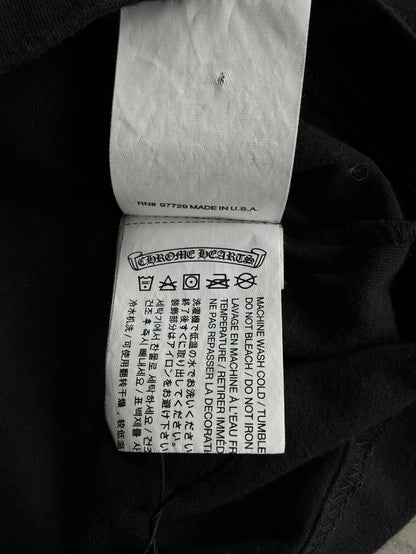 Chrome Hearts Half Script Dagger Black Longsleeves