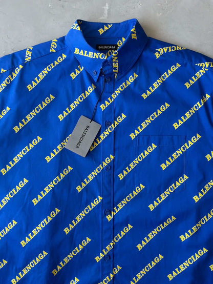 Balenciaga All Over Print Shirt