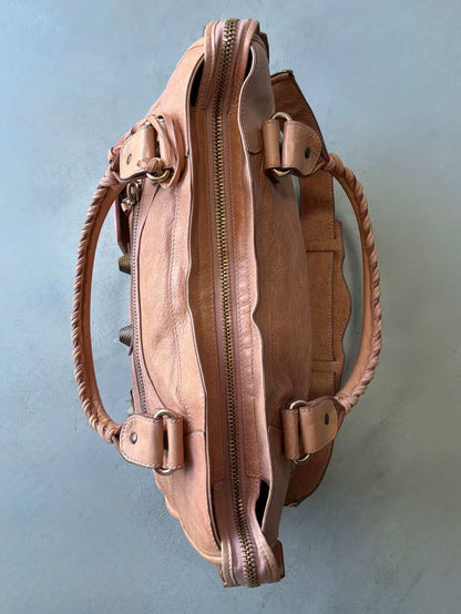 Balenciaga City Classic Giant 21 Salmon Pink Lambskin Bag