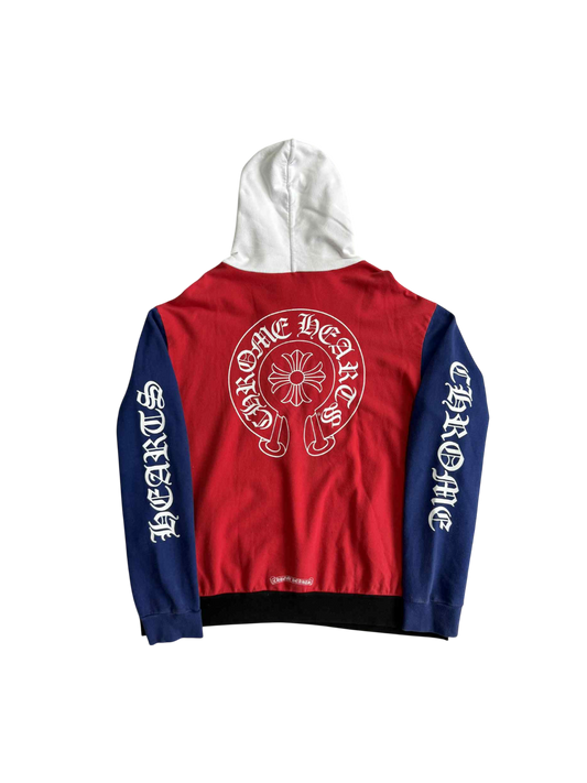 Chrome Hearts Matty Boy Red White Blue Chomper Hoodie