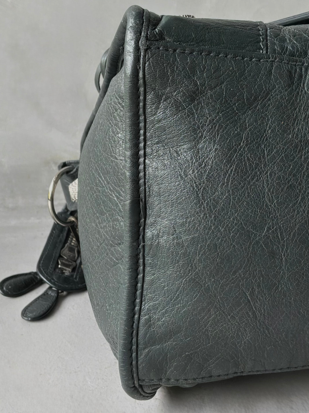 Balenciaga Part Time Dark Green Giant 21 Lambskin Bag
