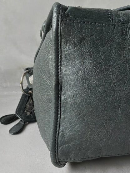 Balenciaga Part Time Dark Green Giant 21 Lambskin Bag