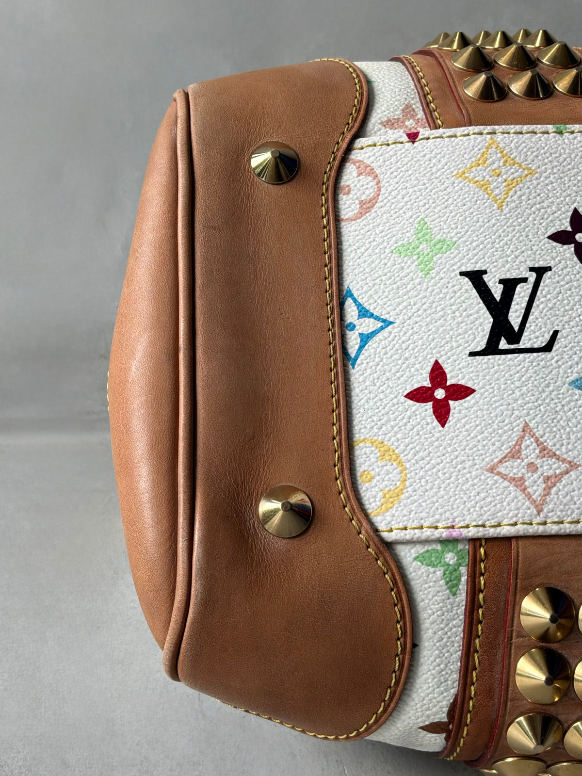 Louis Vuitton x Murakami Courtney White Multicolor Bag