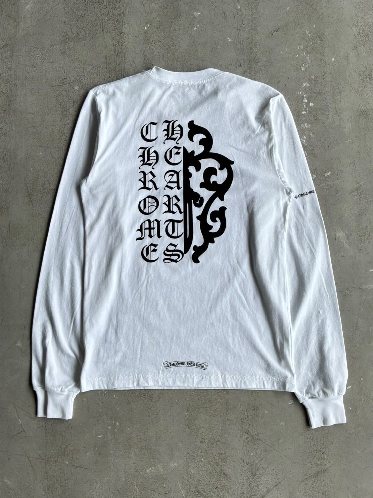 Chrome Hearts Half Script Dagger Longsleeves