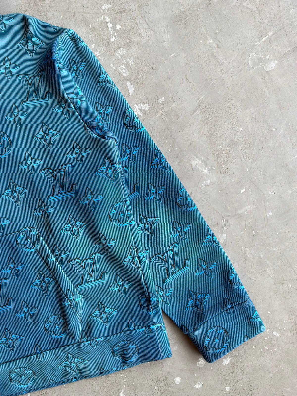 Louis Vuitton 2054 Blue Monogram Hoodie