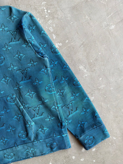 Louis Vuitton 2054 Blue Monogram Hoodie
