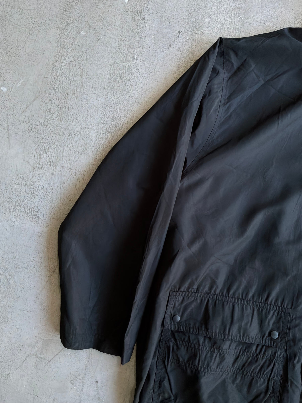 Balenciaga Back Script Parka Nylon Jacket