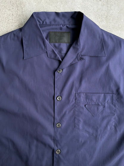 Prada Navy Button Up Shirt