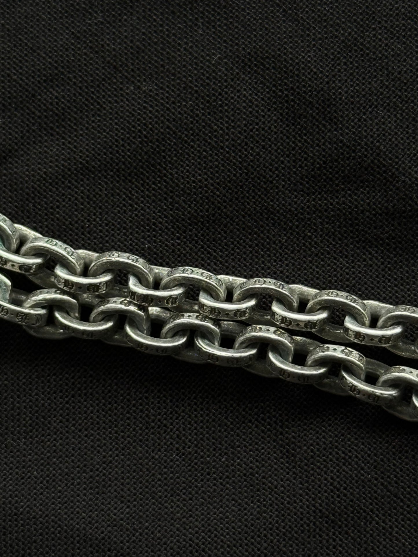 Chrome Hearts 18” Paper Chain Necklace