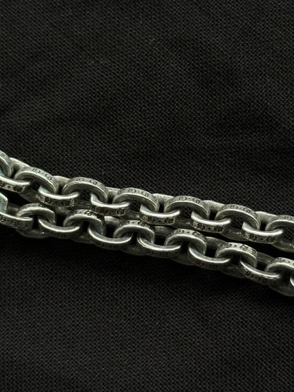 Chrome Hearts 18” Paper Chain Necklace