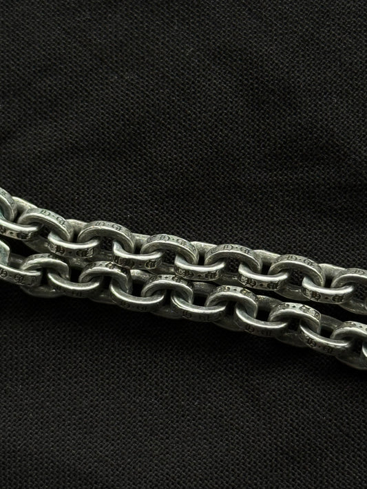 Chrome Hearts 18” Paper Chain Necklace