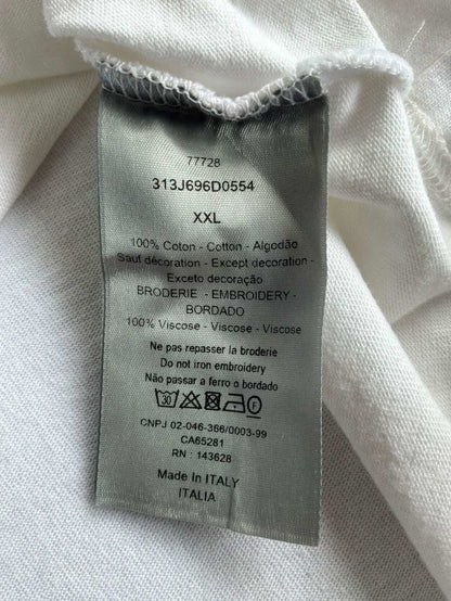 Dior Embroidered Chest Logo Tee